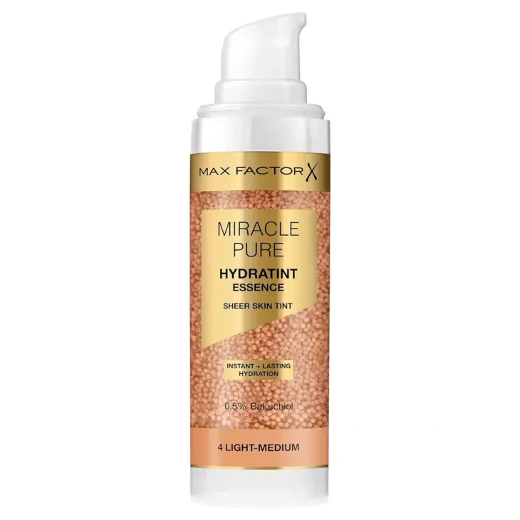 Max Factor Miracle Pure Hydratint Essence lekki podkład nawilżający tint do twarzy 4 Light-Medium 30 ml