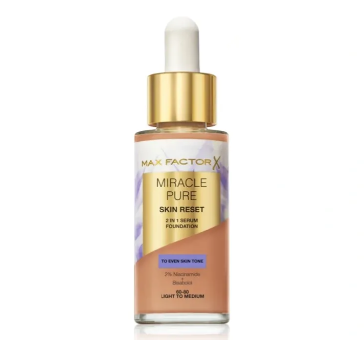 Max Factor Miracle Pure Skin Reset podkład-serum do twarzy 60-80 Light to Medium 30 ml