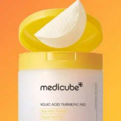 Medicube Kojic Acid Kojic Acid Turmeric Pad rozjaśniające płatki tonizujące do twarzy na przebarwienia z kwasem kojowym 70 sztuk