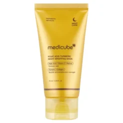 Medicube Kojic Acid Turmeric Night Wrapping Mask rozświetlająca maska peel-off do twarzy na noc z kwasem kojowym 75 ml