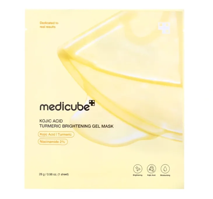 Medicube Kojic Acid Turmeric Brightening Gel Mask rozjaśniająca maska do twarzy 28 g