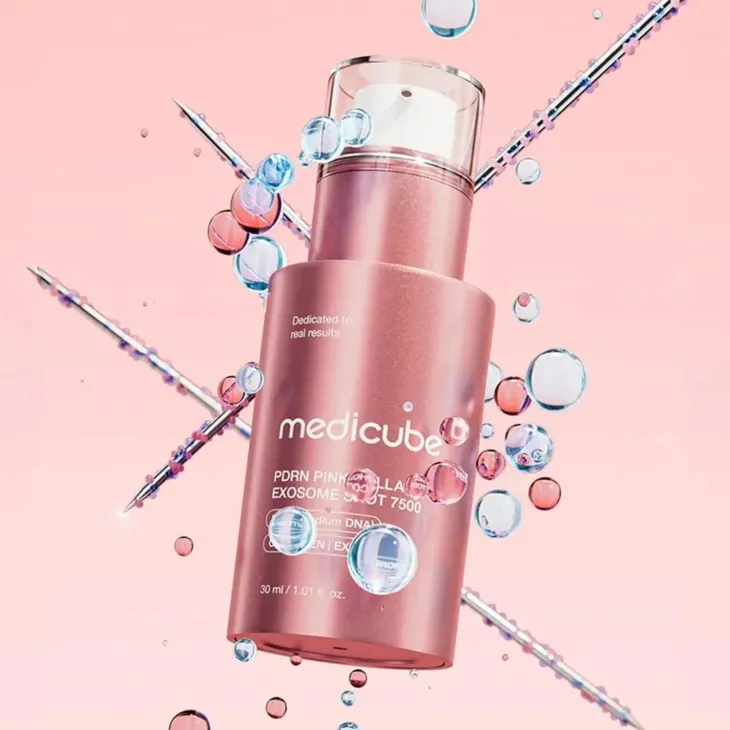 Medicube PDRN Pink Collagen Exsome Shot 7500 ujędrniające serum do twarzy z egzosomami kolagenowymi 30 ml