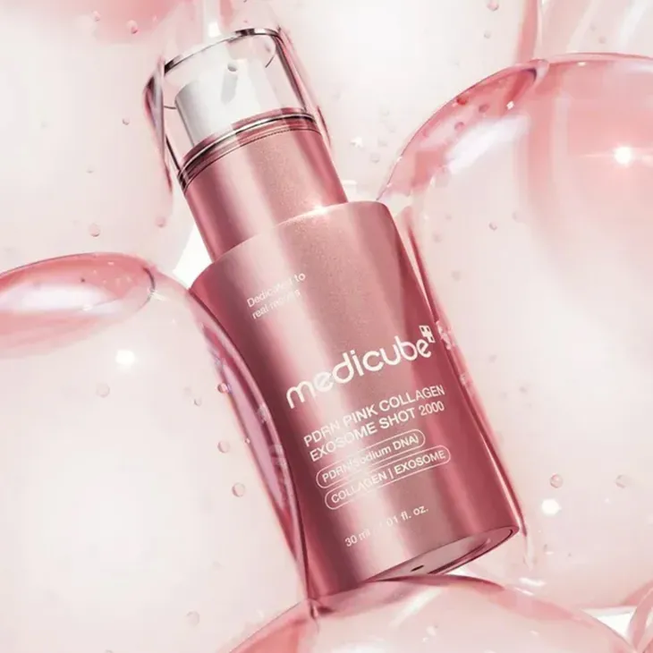 Medicube PDRN Pink Collagen Exsome Shot 7500 ujędrniające serum do twarzy z egzosomami kolagenowymi 30 ml