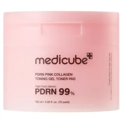 Medicube PDRN Pink Collagen tonizujące płatki żelowe z kolagenem 70 sztuk