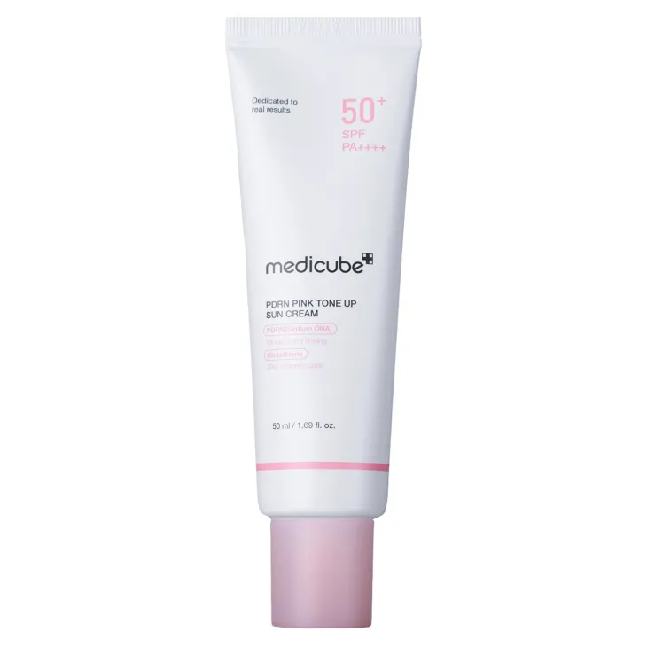 Medicube PDRN Pink Tone Up Sun Cream krem do twarzy z filtrem przeciwsłonecznym SPF50+/ PA++++ 50 ml