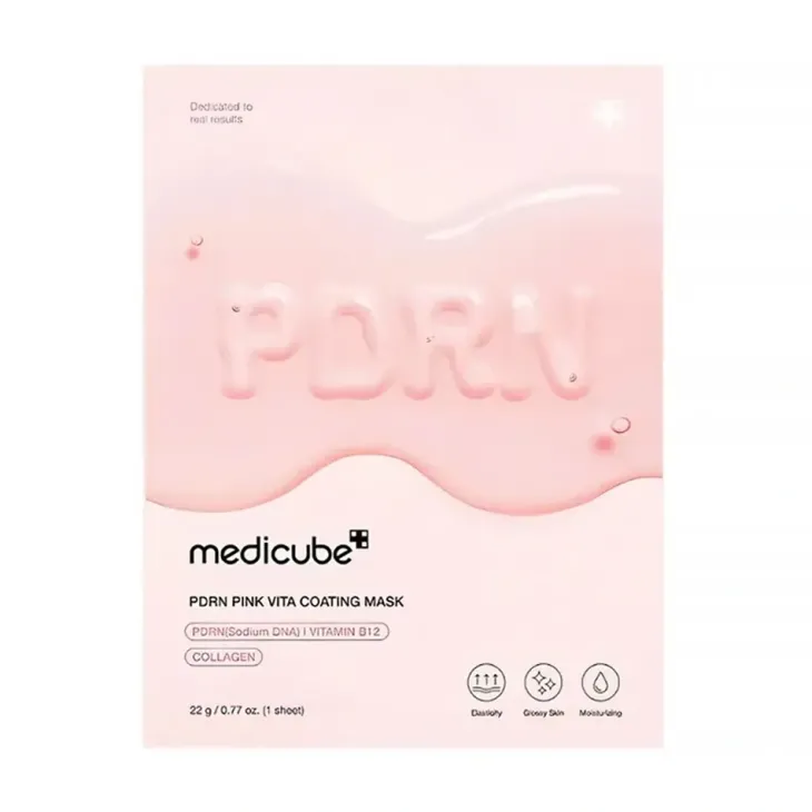 Medicube PDRN Pink Vita Coating Mask regenerująca maska w płachcie 22 g
