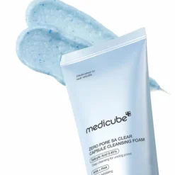 Medicube Zero Pore SA Clear Capsule Cleansing Foam oczyszczająca pianka do twarzy z mikrokapsułkami egzosomów i kwasami 120 g