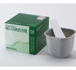 Mediheal Derma Modeling Pack Teatree Calming zestaw do pielęgnacji twarzy maseczka algowa 28 g + serum 2 ml