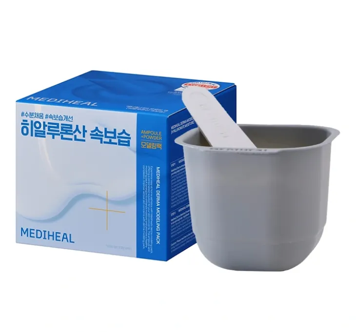 Mediheal Derma Modeling Pack Hyaluronate Moisture zestaw do pielęgnacji twarzy maseczka algowa 28 g + serum 2 ml