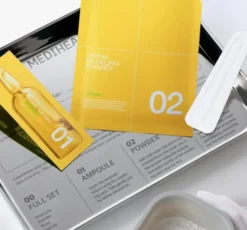 Mediheal Derma Modeling Pack Vitamin Brightening zestaw do pielęgnacji twarzy maseczka algowa 28 g + serum 2 ml