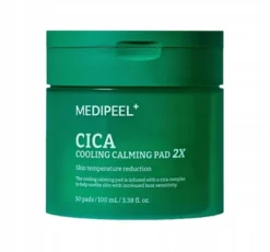 MEDIPEEL Cica Cooling Calming PAD 2X łagodzące płatki do twarzy 50 sztuk