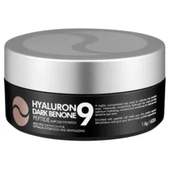 MEDIPEEL Hyaluron Dark Benone Peptide 9 Ampoule Eye Patch rozjaśniające płatki pod oczy z peptydami 60 szt