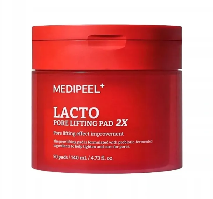 MEDIPEEL Lacto Pore Lifting Pad 2X liftingujące płatki do twarzy 50 sztuk