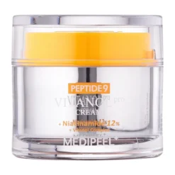MEDIPEEL Peptide 9 Vitanol Pro Cream rozświetlający krem do twarzy z niacynamidem 50 ml