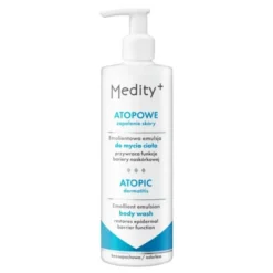 Medity+ Atopowe Zapalenie Skóry emolientowa emulsja do mycia ciała 200 ml
