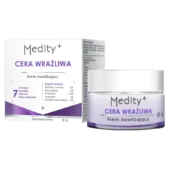 Medity+ Cera Wrażliwa nawilżający krem do twarzy dla skóry wyjątkowo wrażliwej 50 ml