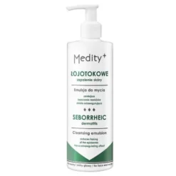 Medity+ Łojotokowe Zapalenie Skóry emolientowa emulsja do mycia twarzy i skóry głowy 200 ml