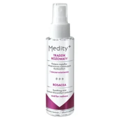 Medity+ Trądzik Różowaty kojąca mgiełka do twarzy redukująca dyskomfort 100 ml