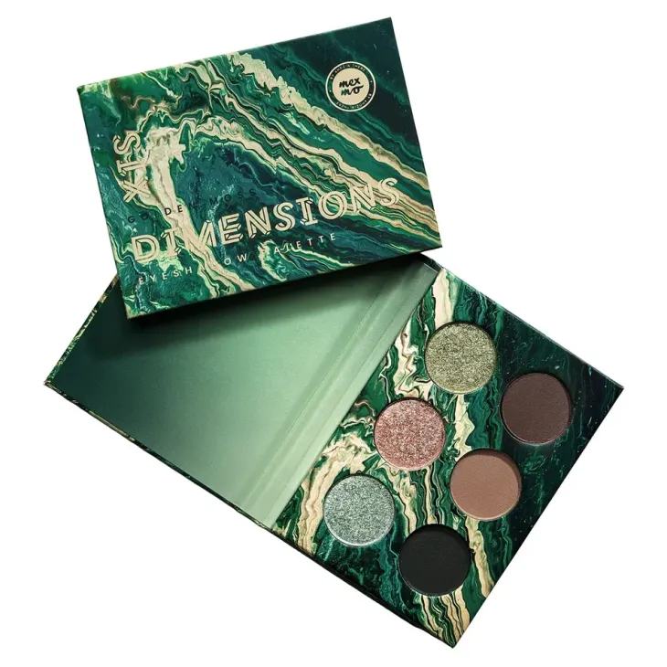 Mexmo Six Dimensions Golden Moss paleta cieni do powiek 6 x 1,5 g