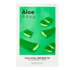 Missha Airy Fit Sheet Mask Aloe nawilżająco-uelastyczniająca maseczka w płachcie 19ml