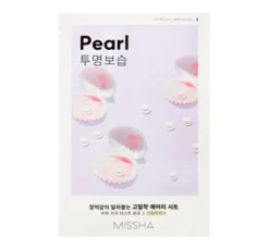 Missha Airy Fit Sheet Mask Pearl rozjaśniająca maseczka w płachcie 19ml