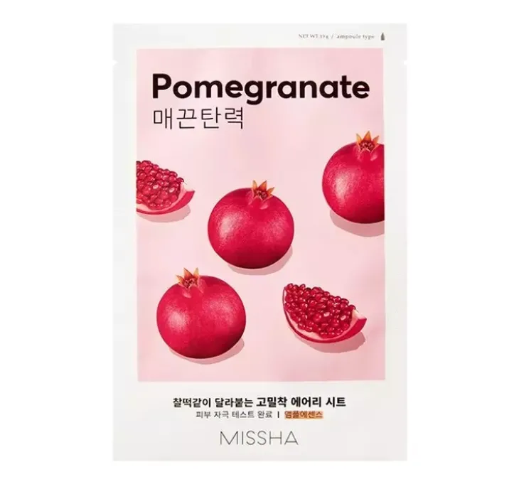 Missha Airy Fit Sheet Mask ujędrniająca maseczka w płachcie Granat 19g