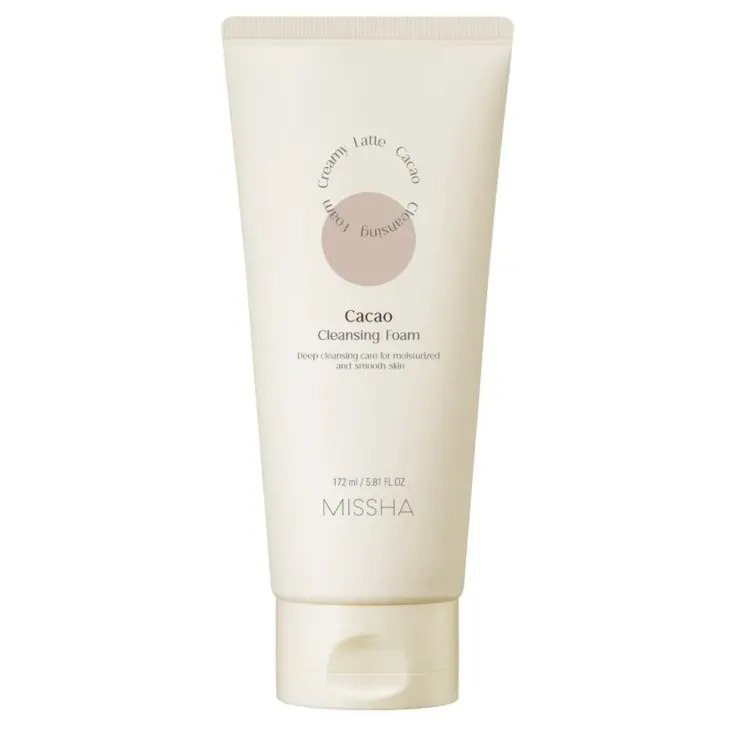 Missha Creamy Latte Cacao Cleansing Foam głęboko oczyszczająca pianka do mycia twarzy 172 ml