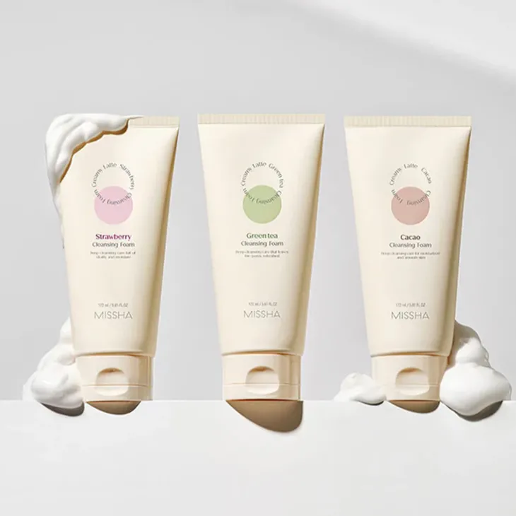 Missha Creamy Latte Cacao Cleansing Foam głęboko oczyszczająca pianka do mycia twarzy 172 ml