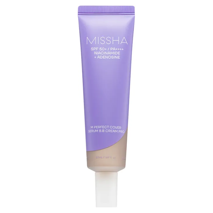 Missha M Perfect Cover Serum BB Cream Pro krem BB z serum SPF50+ PA++++ 21 Light Beige 50 ml