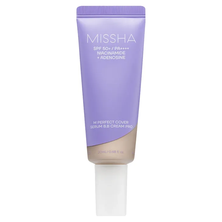 Missha M Perfect Cover Serum BB Cream Pro krem BB z serum SPF50+ PA++++ 21 Light Beige 20 ml