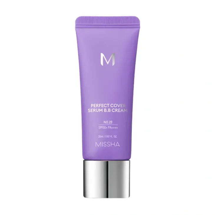 Missha M Perfect Cover Serum BB Cream SPF50+ PA++++ krem BB z serum 23 Natural Beige 20 ml