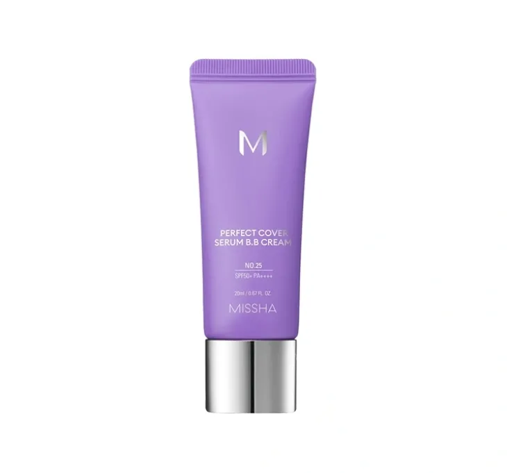 Missha M Perfect Cover Serum BB Cream SPF50+ PA++++ krem BB z serum 25 Warm Beige 20 ml