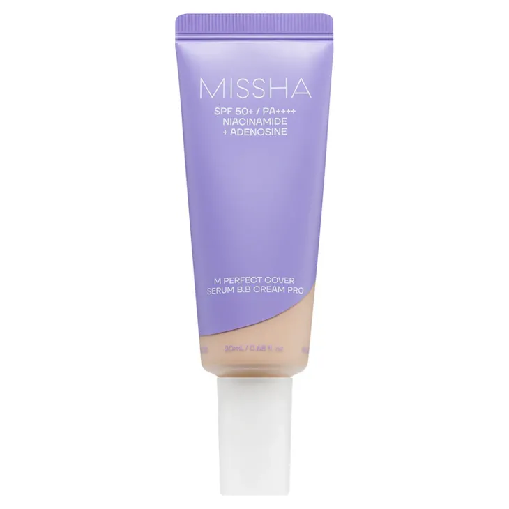 Missha M Perfect Cover Serum BB Cream Pro krem BB z serum SPF50+ PA++++ 25 Warm Beige 20 ml