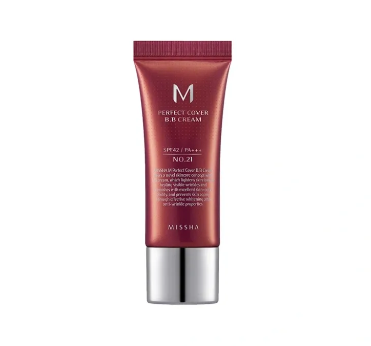 MISSHA PERFECT COVER KREM BB SPF42 NO 21 LIGHT BEIGE 20ML