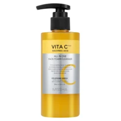 Missha Vita C Plus All In One Pack Foam Cleanser oczyszczająca pianka do twarzy 200 ml