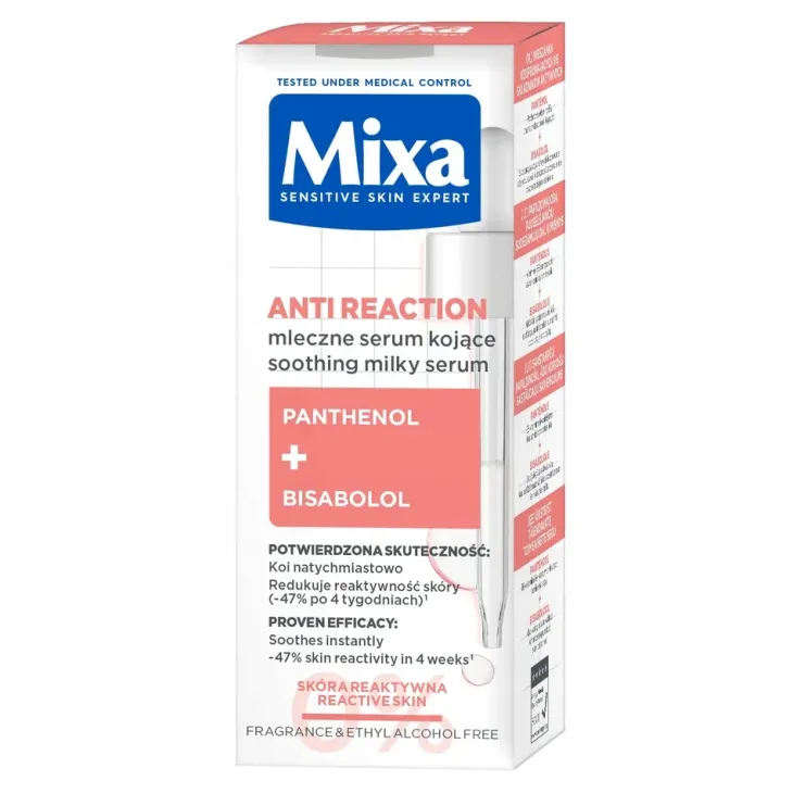 Mixa Anti Reaction mleczne serum kojące przeciw zaczerwienieniom 30 ml