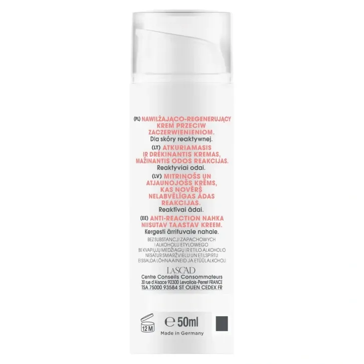 Mixa Anti Reaction nawilżająco-regenerujący krem przeciw zaczerwienieniom 50 ml