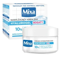 Mixa Hyalurogel intensywnie nawilżający krem do twarzy 50 ml