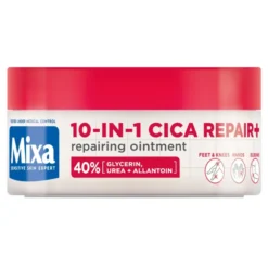 Mixa 10-in-1 CICA Repair skoncentrowany krem regenerujący do ciała 10w1 z 40% kompleksem z gliceryną, mocznikiem i alantoiną 150 ml