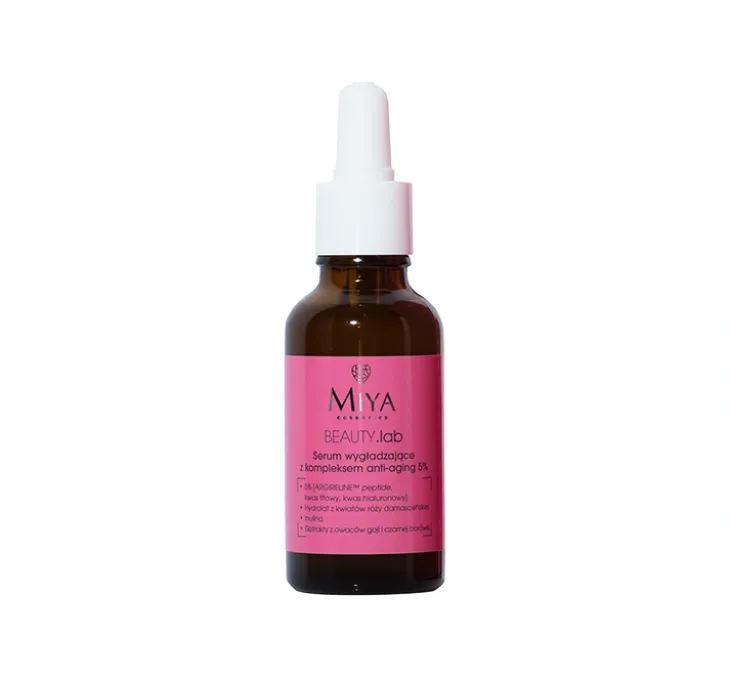 Miya Cosmetics Beauty Lab serum wygładzające z kompleksem anti-aging 5% 30ml