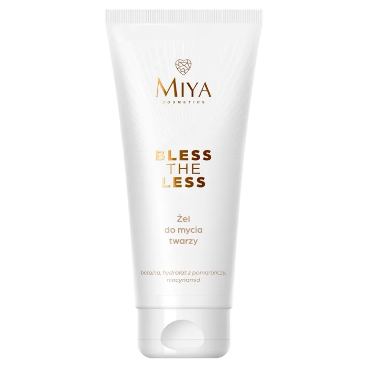 Miya Cosmetics Bless The Less żel do mycia twarzy z betainą, hydrolatem z pomarańczy i niacynamidem 150 ml
