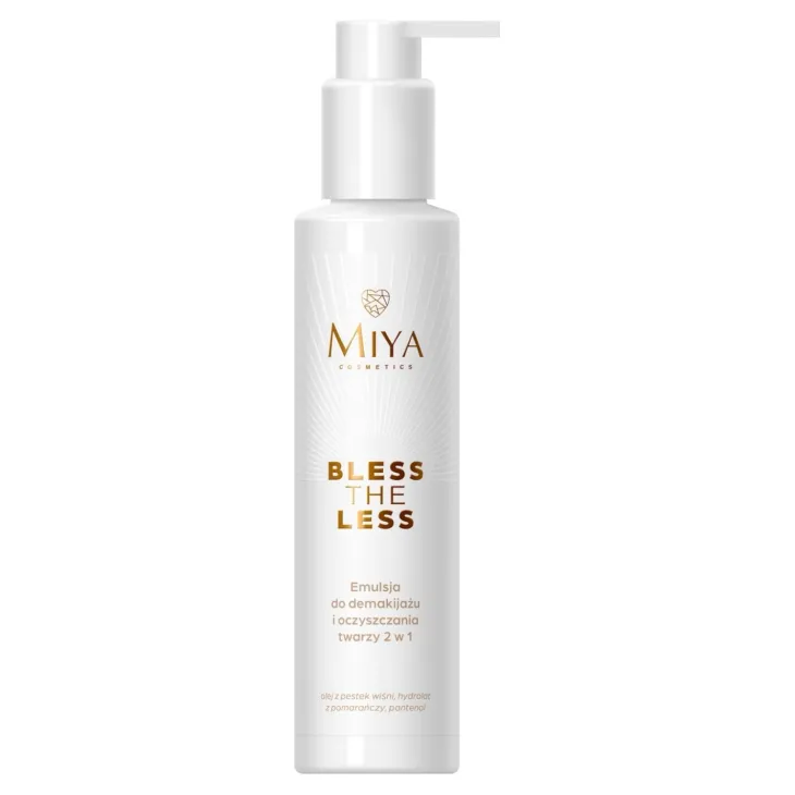 Miya Cosmetics Bless The Less emulsja do demakijażu i oczyszczania twarzy 2w1 150 ml