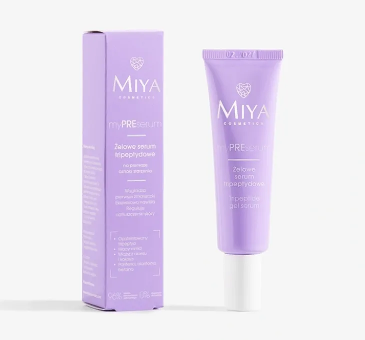 Miya Cosmetics MyPreserum żelowe serum tripeptydowe do twarzy na pierwsze oznaki starzenia 30ml