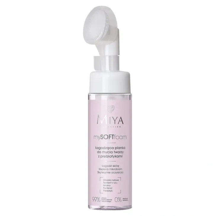 Miya Cosmetics mySOFTfoam łagodząca pianka do mycia twarzy z prebiotykami 150 ml