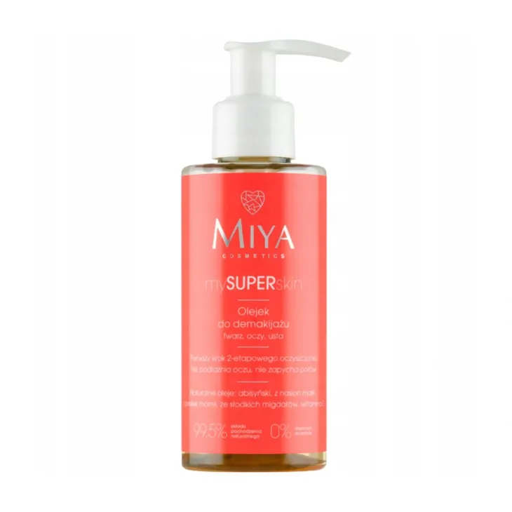 Miya Cosmetics My Super Skin lekki olejek do demakijażu twarzy oczu i ust 140ml