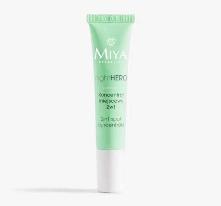 Miya Cosmetics Nighthero koncentrat miejscowy 2w1 dla skóry problematycznej 15ml