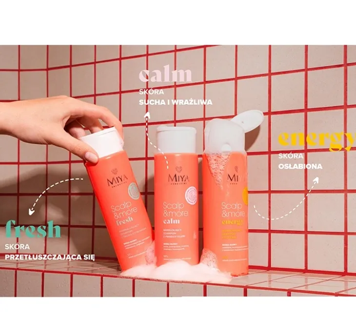 Miya Scalp & More Energy wzmacniający szampon z kofeiną 300ml
