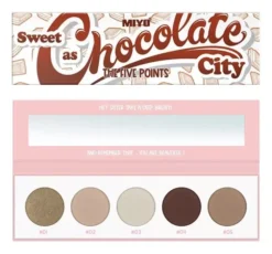 Miyo Five Points Color Box Edition paleta cieni do powiek 22 Sweet As Chocolate City 6,5 g