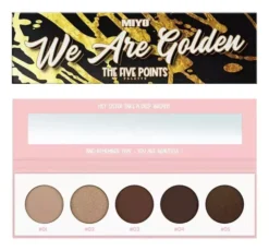 Miyo Five Points Palette paleta 5 cieni do powiek 01 We Are Golden 6,5 g