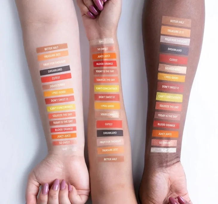 Moira Juicy paleta cieni do powiek Oh My Peelings 24g